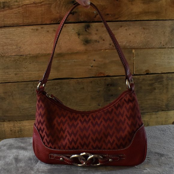 Wilsons Leather Handbags - Vintage Red Wilsons Leather Handbag